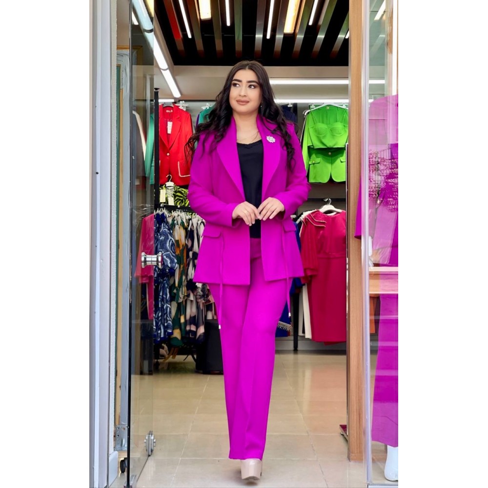 MOR TAKIM CEKET VE PANTOLON