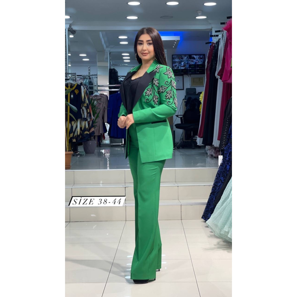 YEŞİL TAKIM CEKET VE PANTOLON