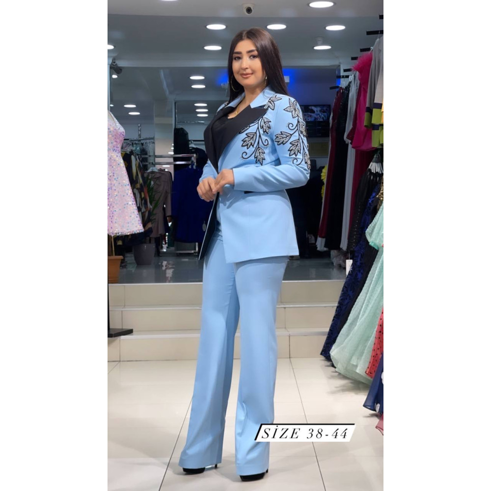MAVİ TAKIM CEKET VE PANTOLON