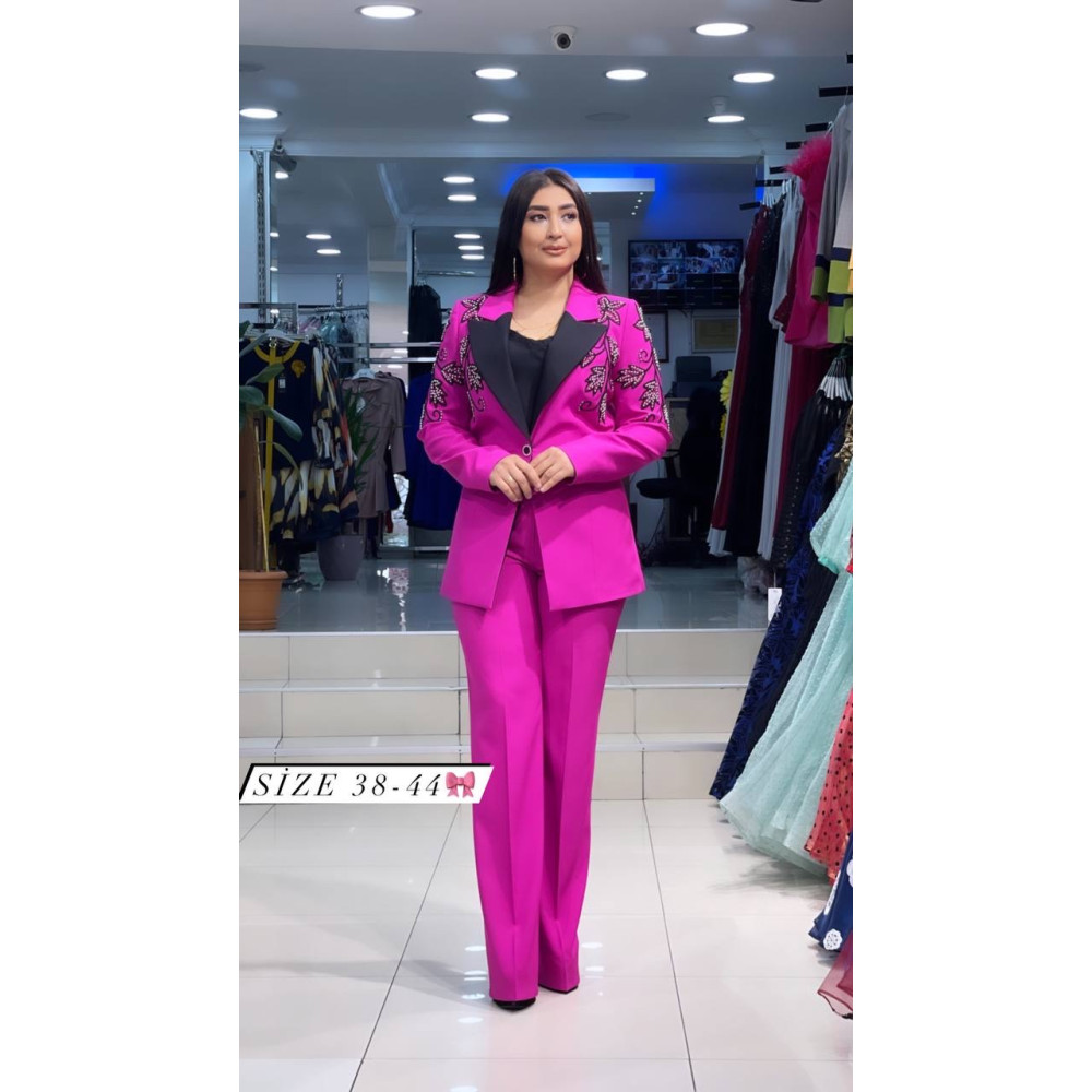 MOR TAKIM CEKET VE PANTOLON