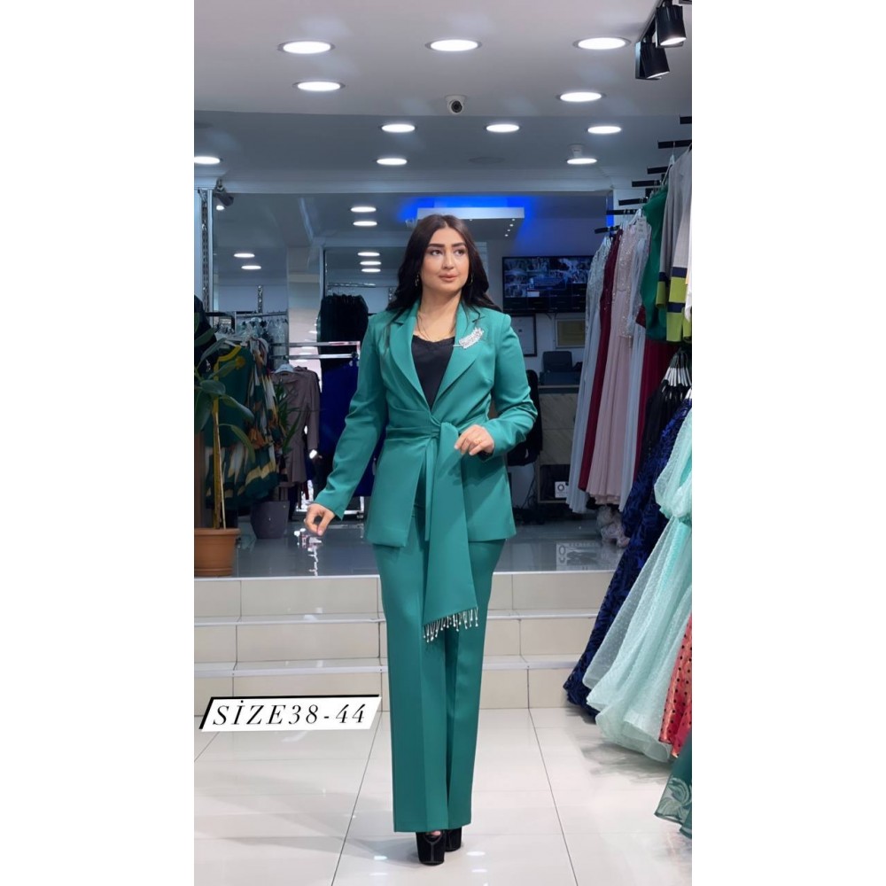 YEŞİL TAKIM CEKET VE PANTOLON