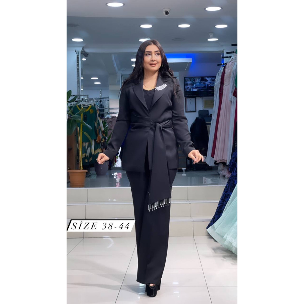 SİYAH TAKIM CEKET VE PANTOLON