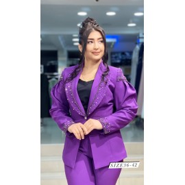 MOR TAKIM CEKET VE PANTOLON