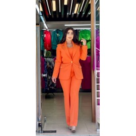 TURUNCU TAKIM CEKET VE PANTOLON