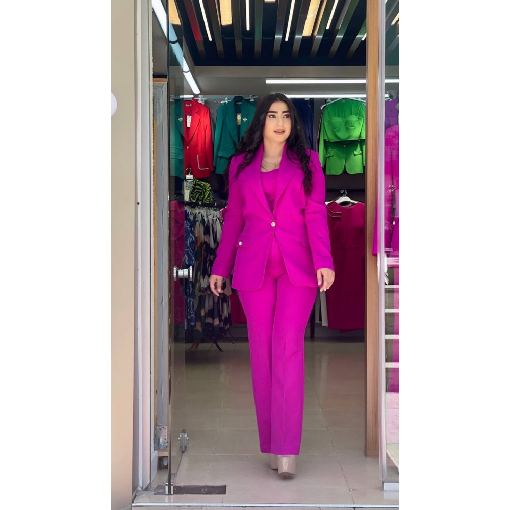 MOR TAKIM CEKET VE PANTOLON