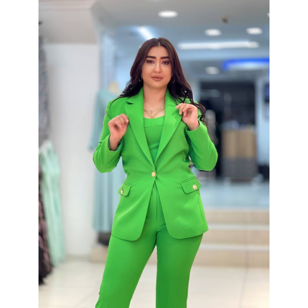 YEŞİL TAKIM CEKET VE PANTOLON